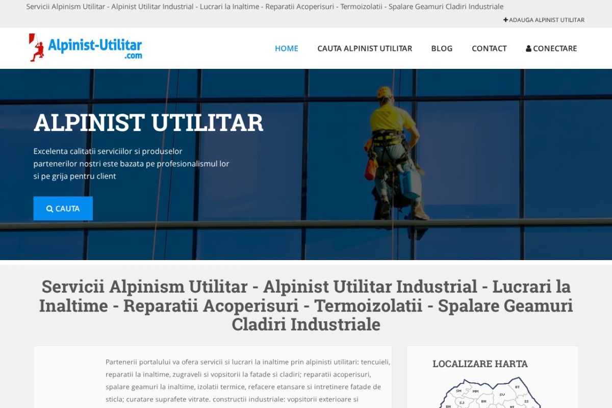 Previzualizare homepage Alpinist-Utilitar.com