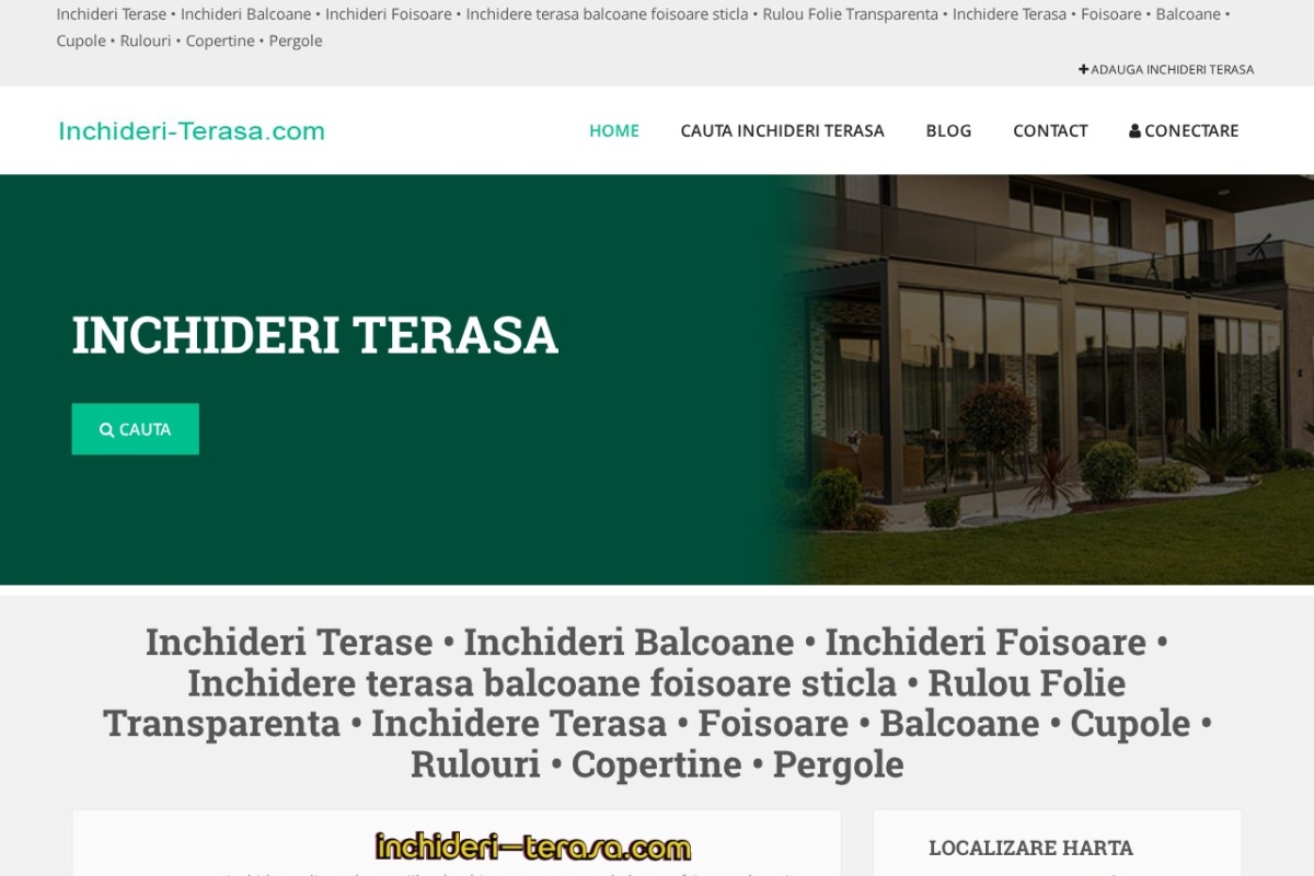 Previzualizare homepage inchideri-terasa.com